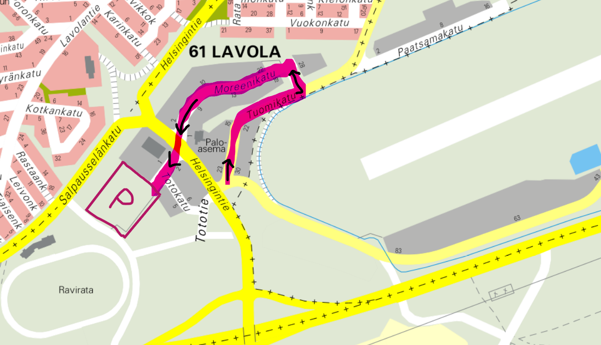 Saapumisohjeet RK-Huutokauppa